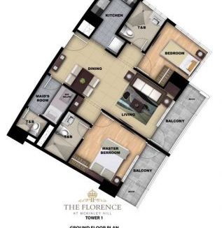 2 bedroom condo unit for Sale in The Florence Tower 1, Mckinley Hill Taguig City (2)
