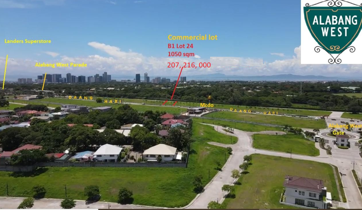 Alabang West - lot for sale in Muntinlupa City